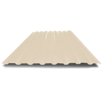 Профнастил С21 0,3 мм светлая слоновая кость RAL 1015 1м