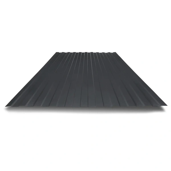 Профнастил С20 0,6 мм темно серый RAL 7024 1м